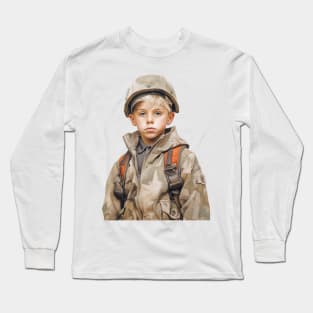 Innocent Valor: The Courageous Journey of a Young Soldier Long Sleeve T-Shirt